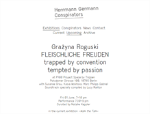 Tablet Screenshot of herrmanngermann.com